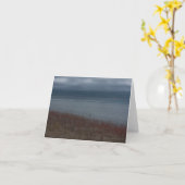 Carte pour notes orageux de lac (Fleur jaune)