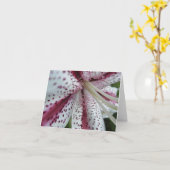Carte pour notes oriental (Fleur jaune)