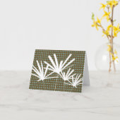 CARTE POUR NOTES PALMS no 3 (Fleur jaune)