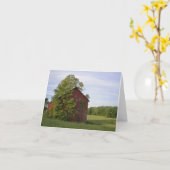 Carte pour notes pastoral de grange (Fleur jaune)