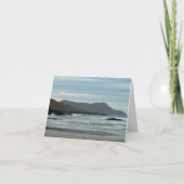 Carte pour notes : Paysage marin écossais (Devant)