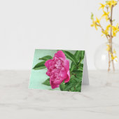 Carte pour notes - Peony (Fleur jaune)