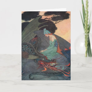 carte pour notes personnalisable de féerie, art