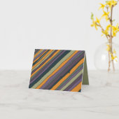 Carte pour notes personnalisé Desert Stripes (Fleur jaune)