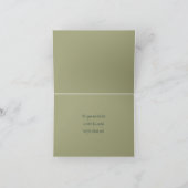 Carte pour notes personnalisé Desert Stripes (Intérieur)