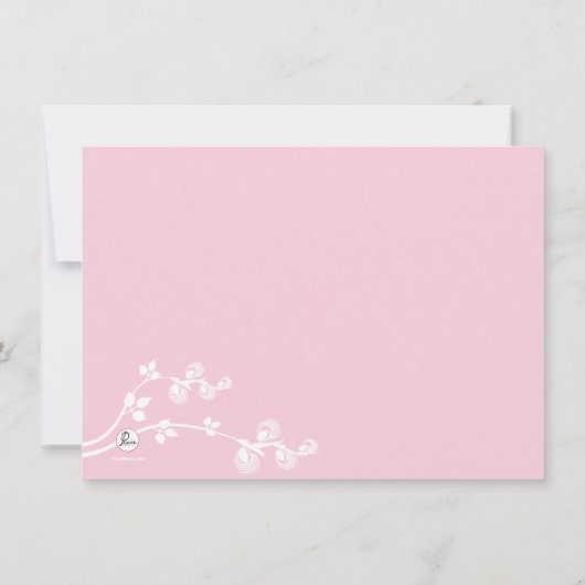 Carte pour notes personnalisé Devout (Dos)