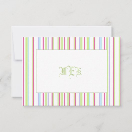 Carte pour notes personnalisé trié (Devant)