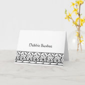 Carte pour notes personnel - Customisé - Customisé (Fleur jaune)