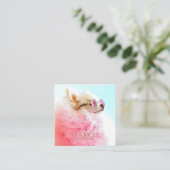 Carte pour notes photo de code QR à analyse person (Debout devant)