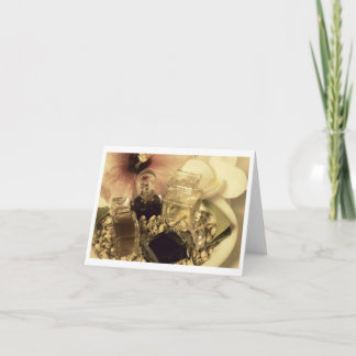 Carte pour notes photo pour les huiles de parfum n
