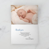Carte pour notes photo Teddy Bear Blue (Intérieur)