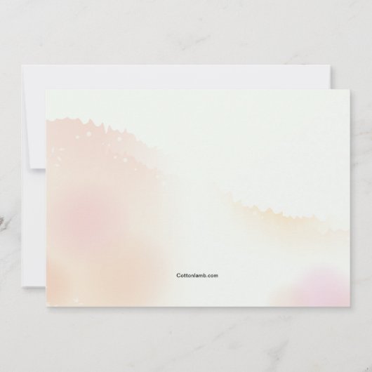 Carte pour notes Plante Cyclamen (Dos)