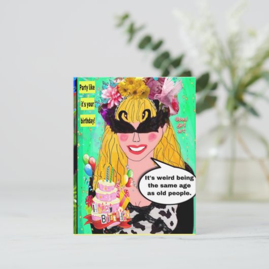 Carte pour notes plat (Debout devant)