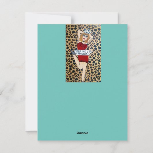 Carte pour notes plat (Dos)