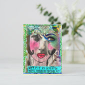 Carte pour notes plat (Debout devant)