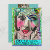 Carte pour notes plat (Devant / Derrière)