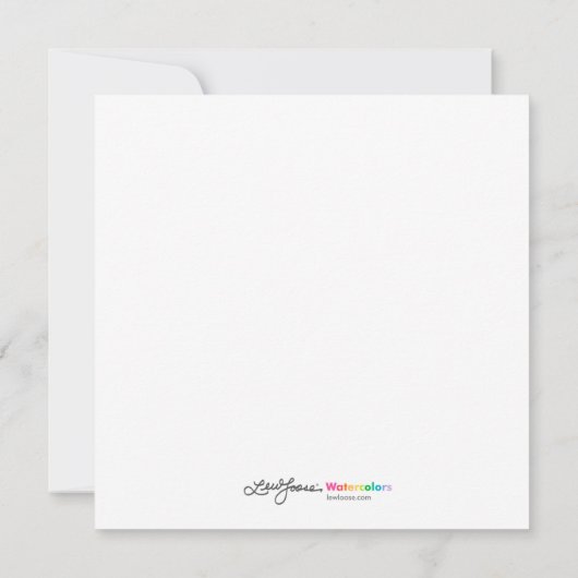 CARTE POUR NOTES plat CA Poppy (Dos)