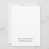 Carte pour notes plat cardinal (Dos)