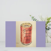 Carte pour notes plat de cacao (Debout devant)