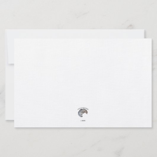 Carte pour notes plat, huile fine (Dos)