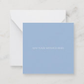 Carte pour notes PLAT : WILLIAM MORRIS "BLUE POMEG (Dos)