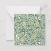 Carte pour notes PLAT : WILLIAM MORRIS ; JASMINE (Devant)