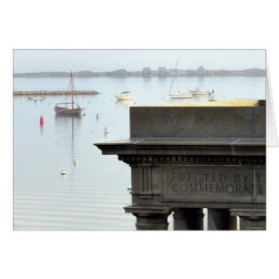 Carte pour notes - Plymouth, MA port