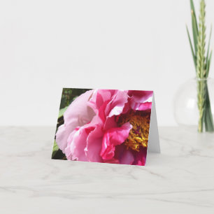 Carte pour notes Pony Arbre Rose