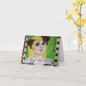 CARTE POUR NOTES-POURQUOI LA VIE CONTINUE-T-ELLE À (Fleur jaune)