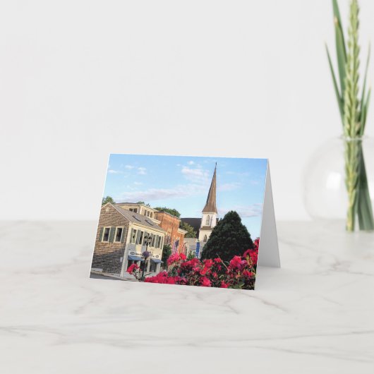 Carte pour notes - Printemps à Plymouth, MA (Devant)