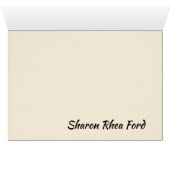 Carte pour notes Protea (Intérieur Horizontal (Bas))