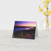 Carte pour notes :  Quatrième lac, admission, NY (Fleur jaune)