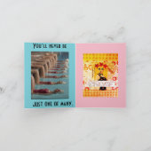 Carte pour notes que vous vous tenez parmi la (Intérieur)