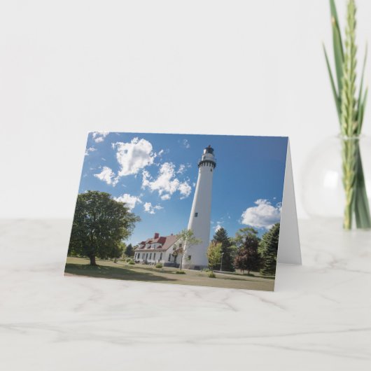 Carte pour notes Racine du phare de Wind Point (Devant)