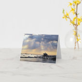 Carte pour notes - Rayons Sun (Fleur jaune)