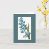 Carte pour notes Redoute Blue Hyacinth (Fleur jaune)