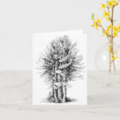 Carte pour notes Redwoods (Fleur jaune)