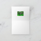 carte pour notes "RHODODENDRON & FERNS" (Intérieur)