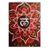 Carte pour notes Root Chakra (Devant)