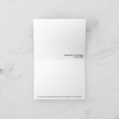 Carte pour notes rouge de marguerite de Gerbera (Intérieur)