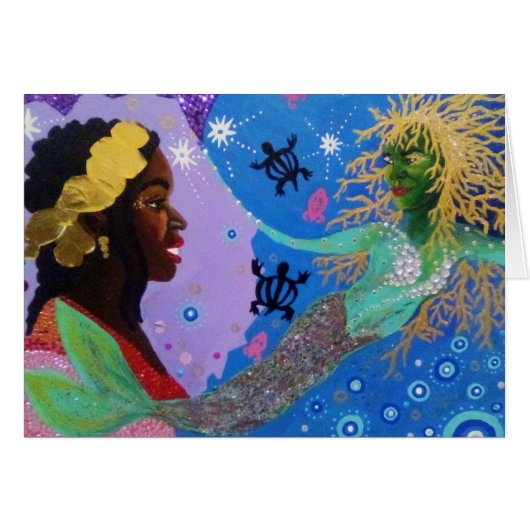 Carte pour notes Sea Moss (Devant Horizontal)