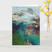Carte pour notes Sea Scape (Fleur jaune)