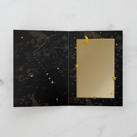 Carte pour notes, SOLEIL, LUNE, ÉTOILES, Penser à (Intérieur)