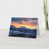 Carte pour notes Sunrise d'hiver (Devant)
