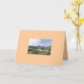 Carte pour notes toscan (Fleur jaune)
