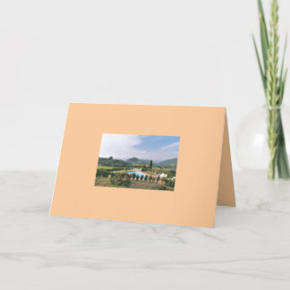 Carte pour notes toscan