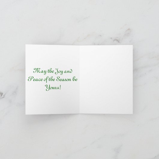 Carte pour notes toujours vert (Intérieur)