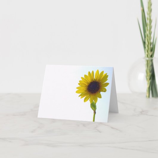 Carte pour notes tournesol (Devant)