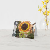 Carte pour notes urbain de jardins (Fleur jaune)