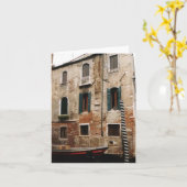 Carte pour notes v2 de Venise (Fleur jaune)